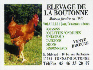 Elevage de la Boutonne