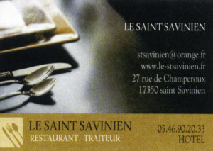 Restaurant Le St Savinien