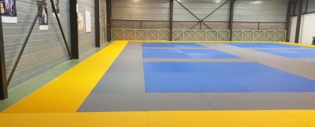 Nouveaux Tatamis au dojo